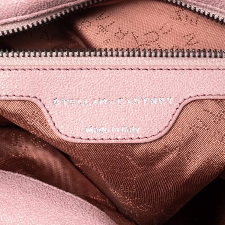 Pre Owned Stella McCartney Light Pink Faux Leather Small Falabella Tote