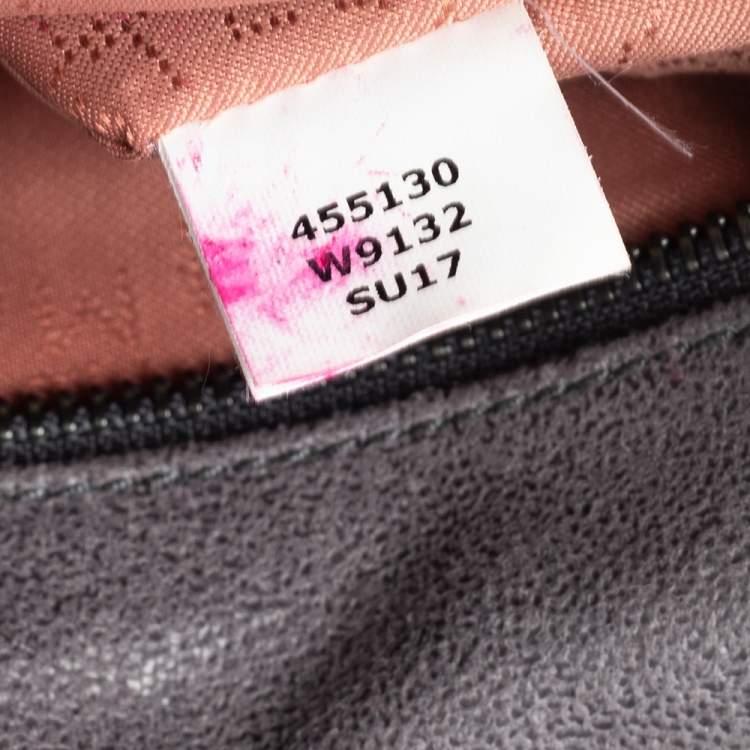 Pre Owned Stella McCartney Grey Faux Leather Shopper Tote