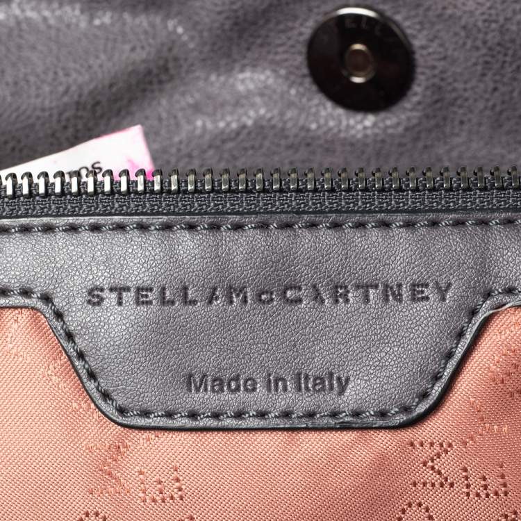 Pre Owned Stella McCartney Grey Faux Leather Shopper Tote