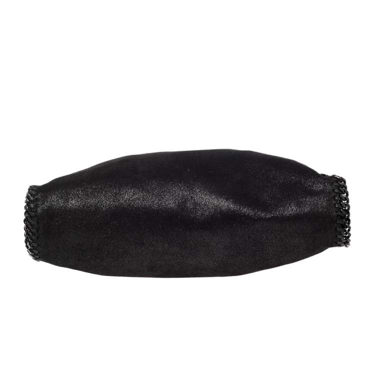 مملوكة مسبقًا Stella McCartney Black Faux Leather Small Falabella Tote