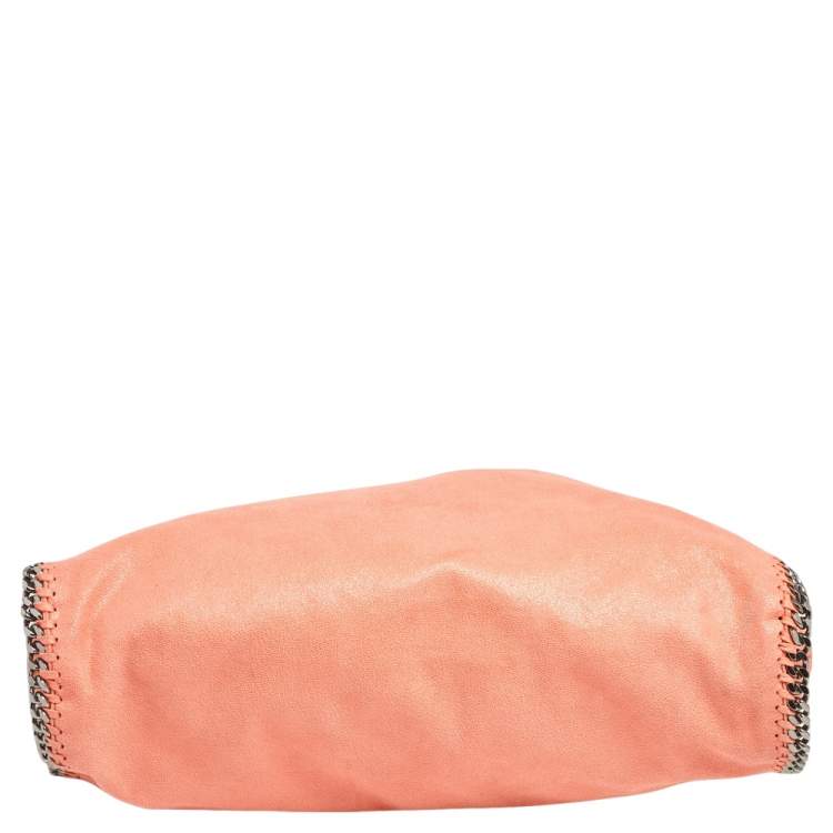 مملوكة مسبقًا Stella McCartney Coral Orange Faux Suede Large Falabella Tote