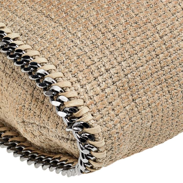 Pre Owned Stella McCartney Beige Tweed Falabella Tote
