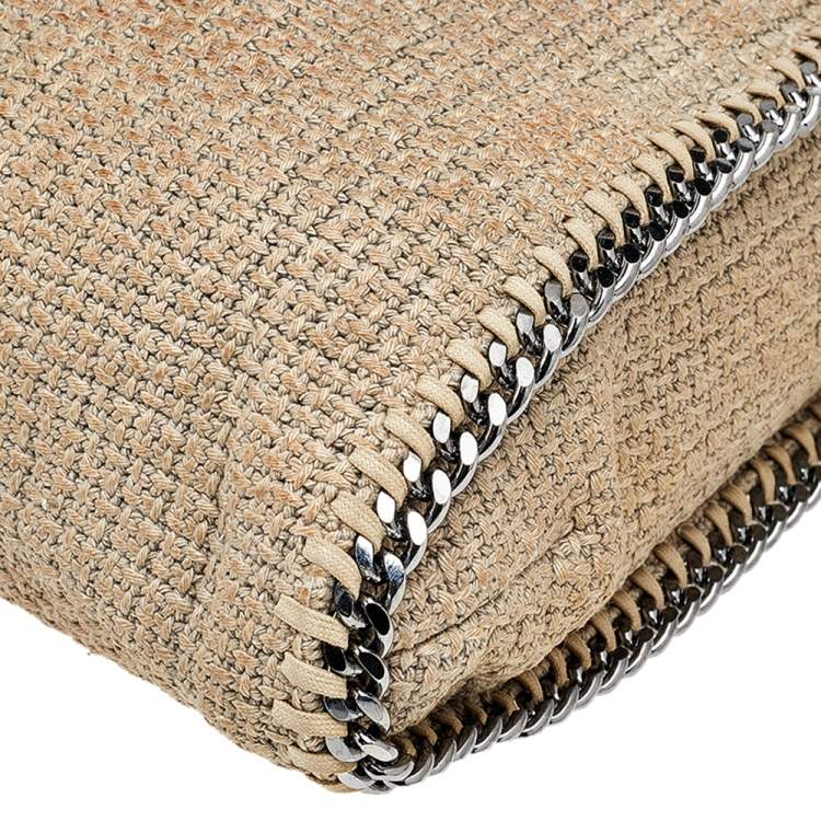 Pre Owned Stella McCartney Beige Tweed Falabella Tote