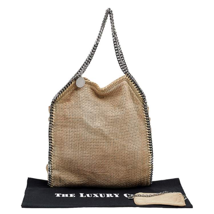 Pre Owned Stella McCartney Beige Tweed Falabella Tote