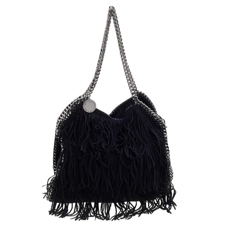 Stella McCartney Black Faux Suede Falabella Tote Stella McCartney | The ...