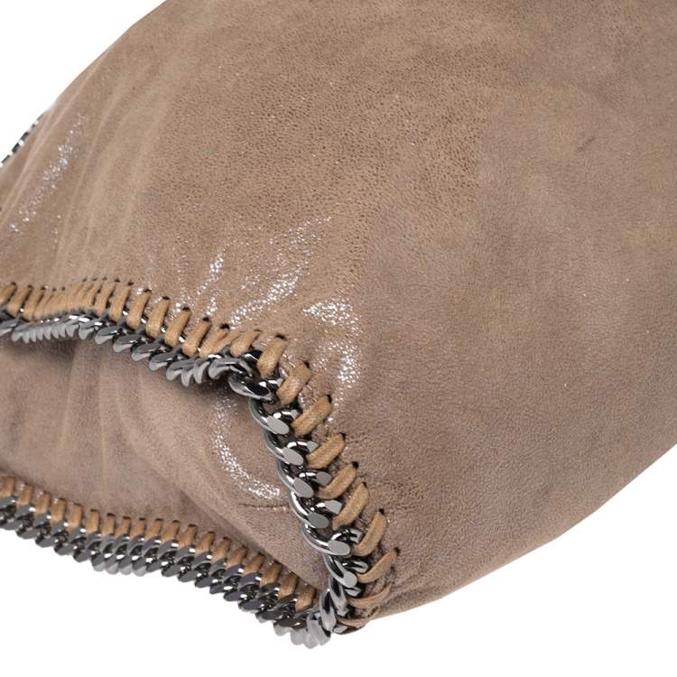 مملوكة مسبقًا Stella McCartney Beige Faux Suede Small Falabella Tote