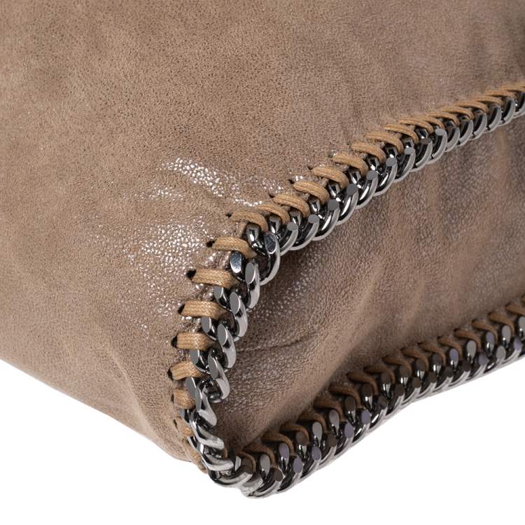 مملوكة مسبقًا Stella McCartney Beige Faux Suede Small Falabella Tote