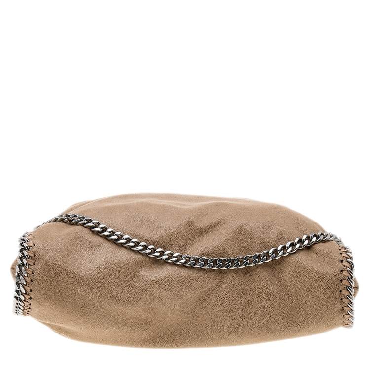 Pre Owned Stella McCartney Beige Faux Leather Small Falabella Tote