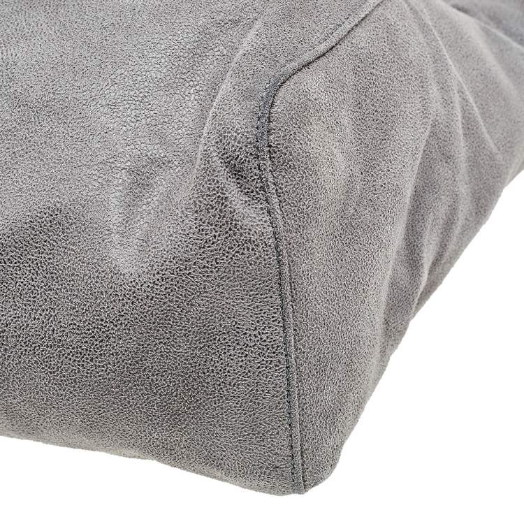 مملوكة مسبقًا Stella McCartney Grey Faux Leather Falabella Shopper Tote