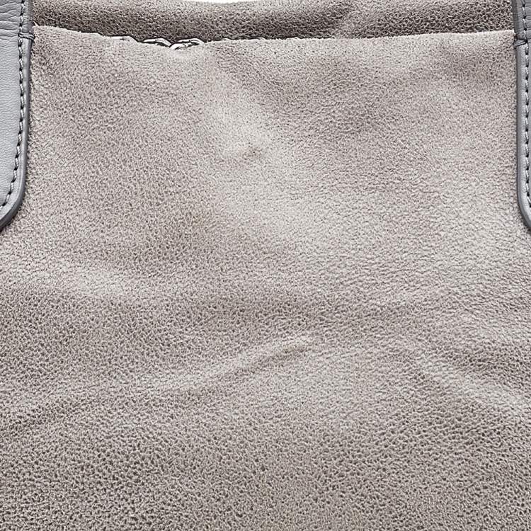 مملوكة مسبقًا Stella McCartney Grey Faux Leather Falabella Shopper Tote