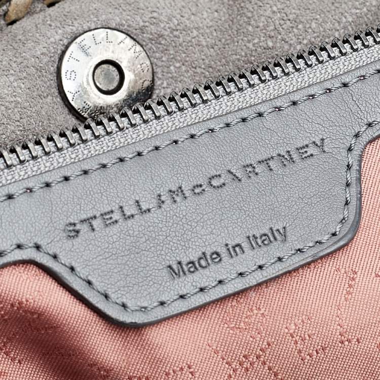 مملوكة مسبقًا Stella McCartney Grey Faux Leather Falabella Shopper Tote