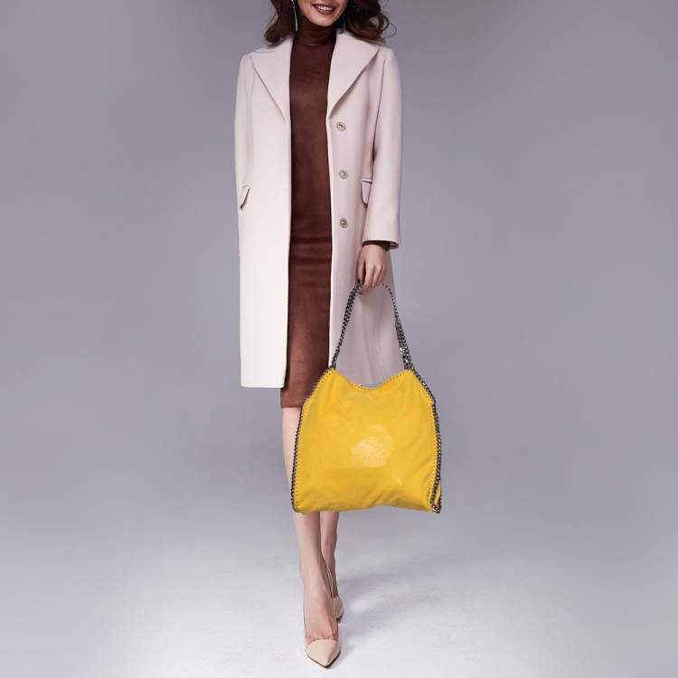 Stella Mccartney Logo Shoulder Bag In Yellow | ModeSens