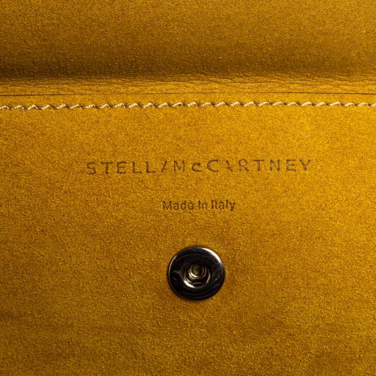 Pre Owned Stella Mccartney Black Faux Suede Reversible Falabella Tote