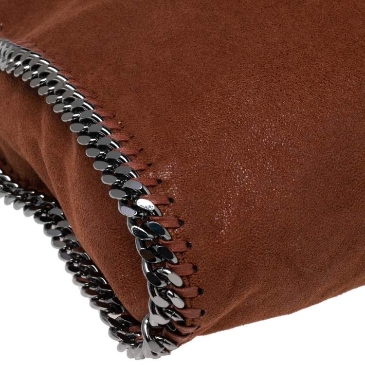 Pre Owned Stella McCartney Brown Faux Suede Falabella Tote