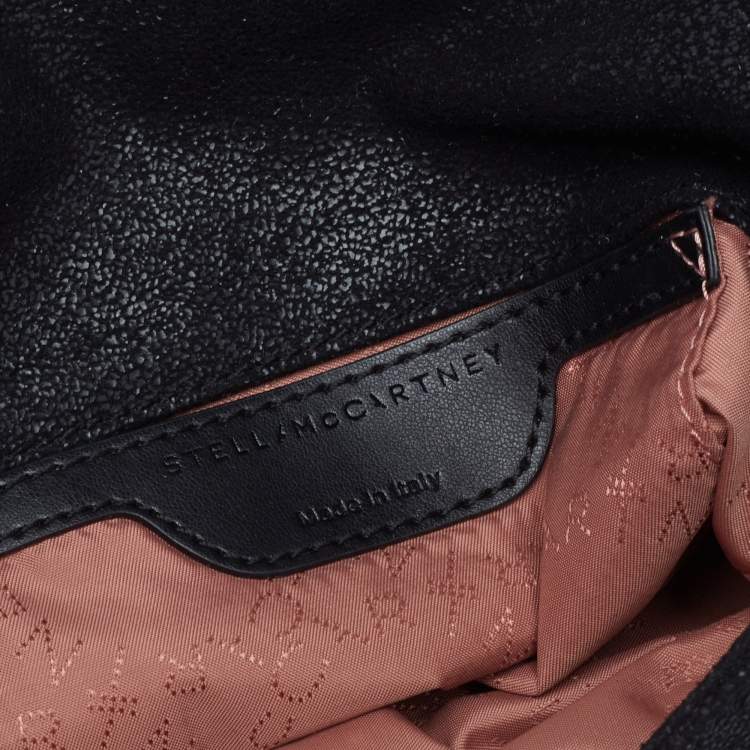مملوكة مسبقًا Stella McCartney Black Faux Leather Mini Falabella Crossbody Bag