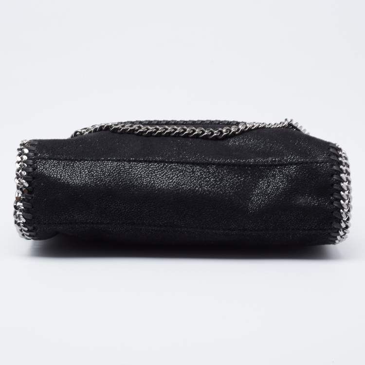 مملوكة مسبقًا Stella McCartney Black Faux Leather Mini Falabella Crossbody Bag
