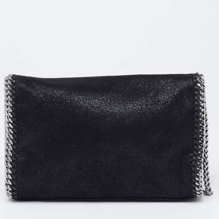 مملوكة مسبقًا Stella McCartney Black Faux Leather Mini Falabella Crossbody Bag