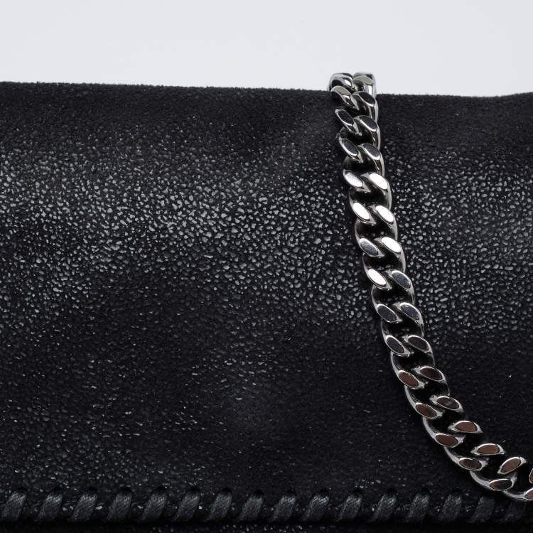 مملوكة مسبقًا Stella McCartney Black Faux Leather Mini Falabella Crossbody Bag