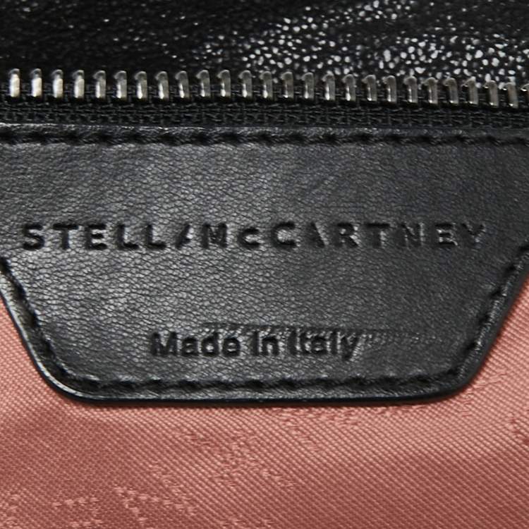 مملوكة مسبقًا Stella McCartney Black Faux Suede Falabella Tote