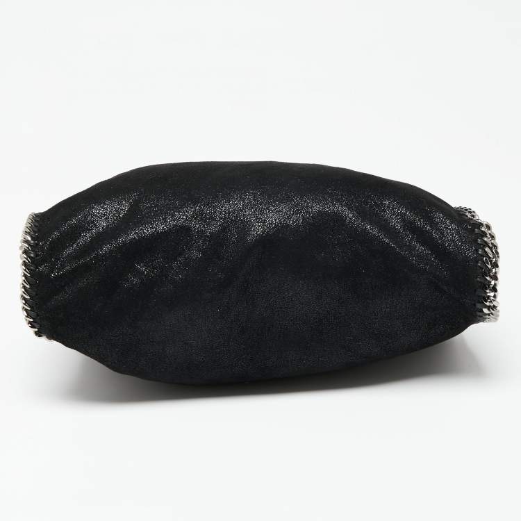 مملوكة مسبقًا Stella McCartney Black Faux Suede Falabella Tote