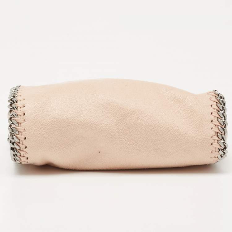 Pre Owned Stella McCartney Beige Faux Suede Tiny Falabella Tote 