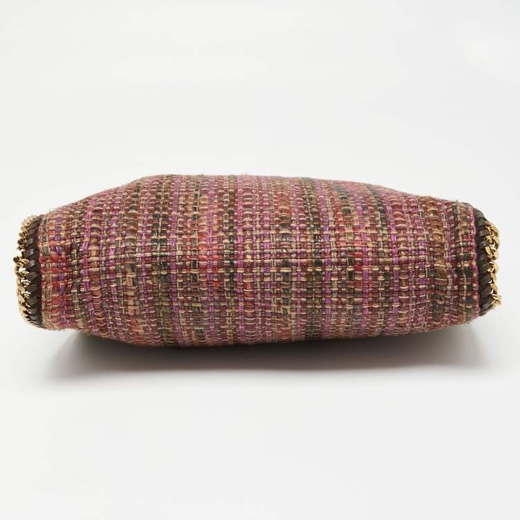 Pre Owned Stella McCartney Multicolor Woven Tweed Small Falabella Tote