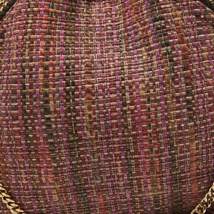 Pre Owned Stella McCartney Multicolor Woven Tweed Small Falabella Tote
