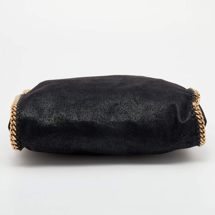 مملوكة مسبقًا Stella McCartney Black Faux Leather Small Falabella Tote