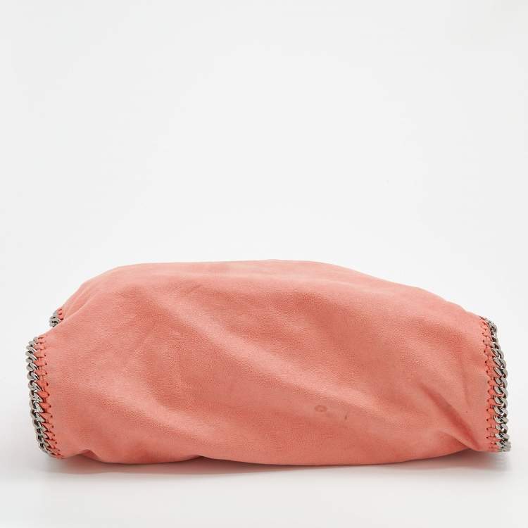 مملوكة مسبقًا Stella McCartney Coral Orange Faux Suede Large Falabella Tote