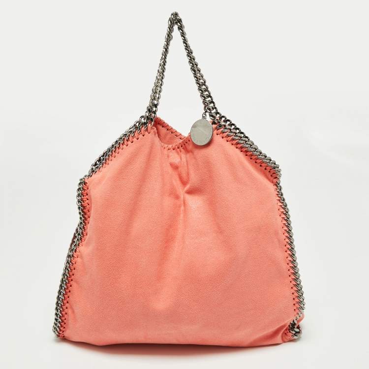 مملوكة مسبقًا Stella McCartney Carrot Orange Faux Suede Small Falabella Tote
