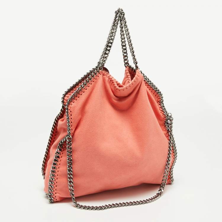 مملوكة مسبقًا Stella McCartney Carrot Orange Faux Suede Small Falabella Tote
