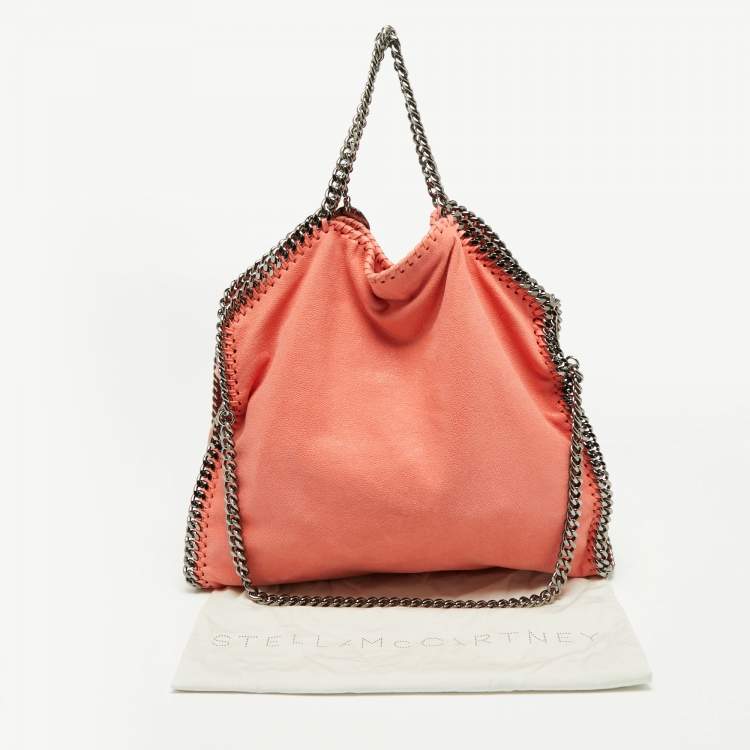 مملوكة مسبقًا Stella McCartney Carrot Orange Faux Suede Small Falabella Tote