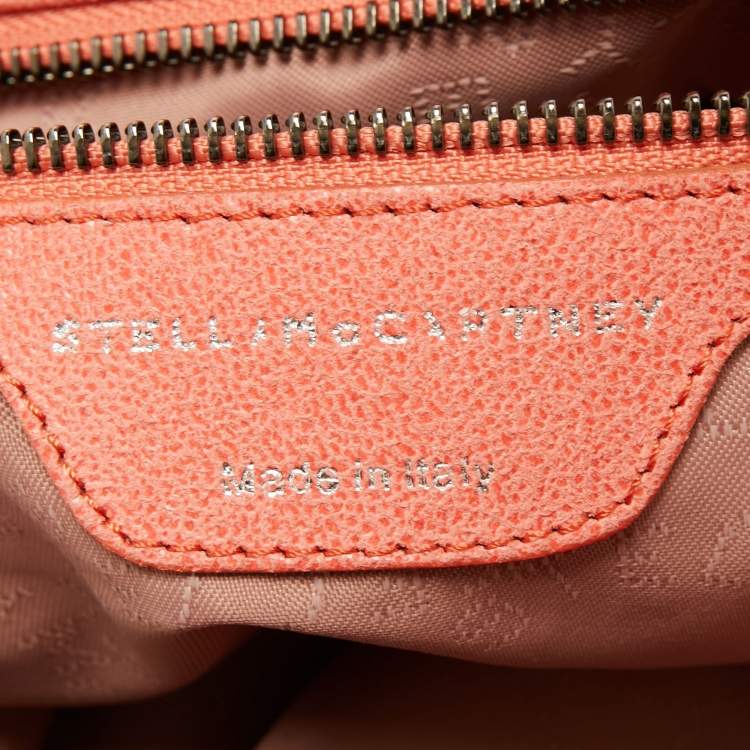 مملوكة مسبقًا Stella McCartney Carrot Orange Faux Suede Small Falabella Tote