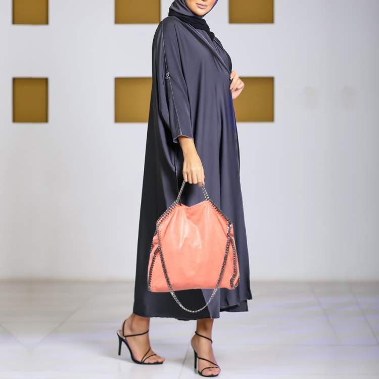 مملوكة مسبقًا Stella McCartney Carrot Orange Faux Suede Small Falabella Tote