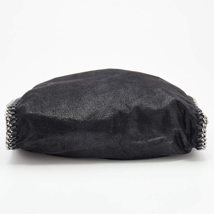 مملوكة مسبقًا Stella McCartney Black Faux Suede Small Falabella Tote