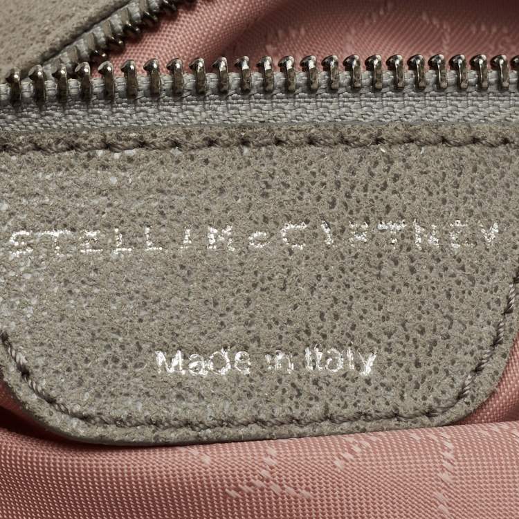 Pre Owned Stella McCartney Grey Faux Suede Small Falabella Tote