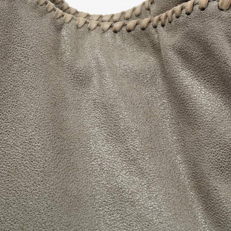 Pre Owned Stella McCartney Grey Faux Suede Small Falabella Tote