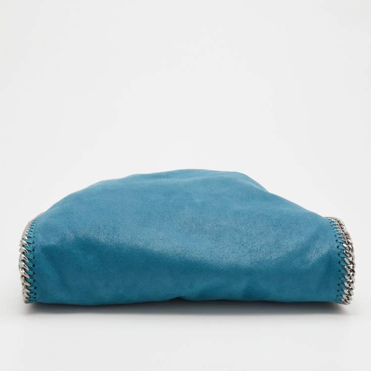 مملوكة مسبقًا Stella McCartney Blue Faux Leather Small Falabella Chain Tote
