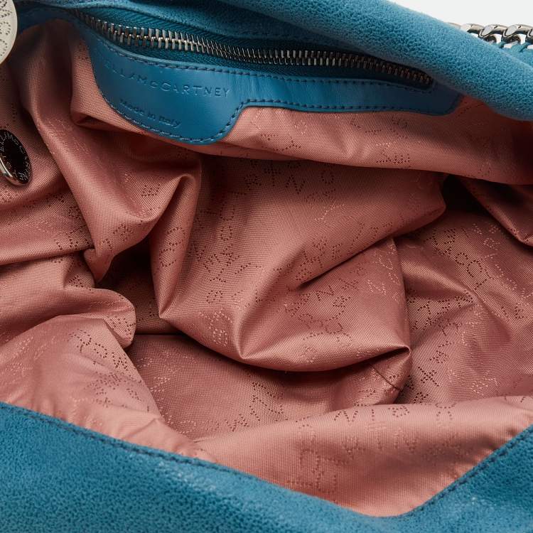 مملوكة مسبقًا Stella McCartney Blue Faux Leather Small Falabella Chain Tote