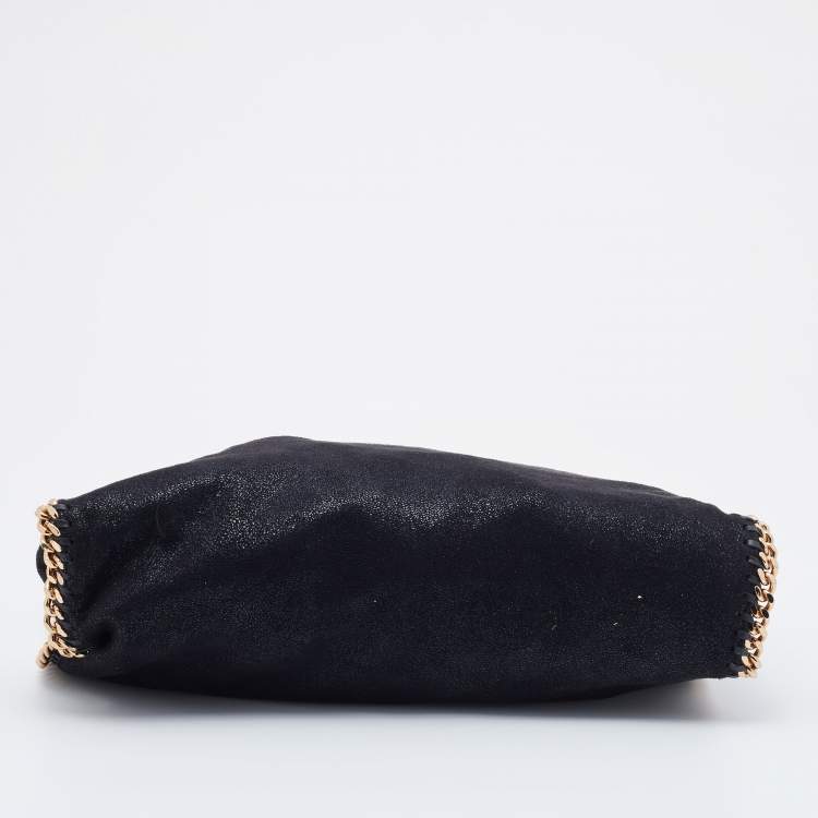مملوكة مسبقًا Stella McCartney Black Faux Leather Small Falabella Tote