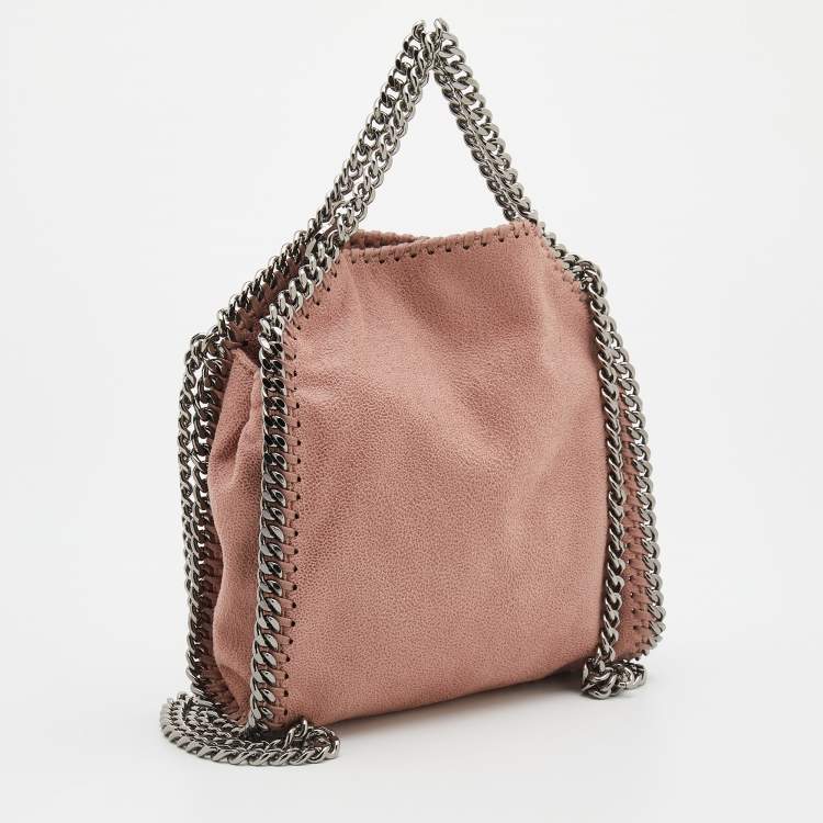 مملوكة مسبقًا Stella McCartney Dusty Pink Faux Leather Tiny Falabella Tote 