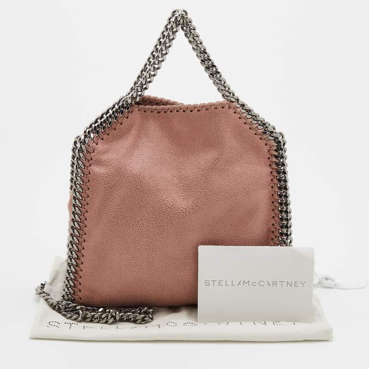 مملوكة مسبقًا Stella McCartney Dusty Pink Faux Leather Tiny Falabella Tote 