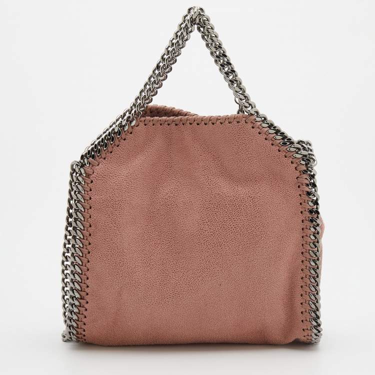مملوكة مسبقًا Stella McCartney Dusty Pink Faux Leather Tiny Falabella Tote 