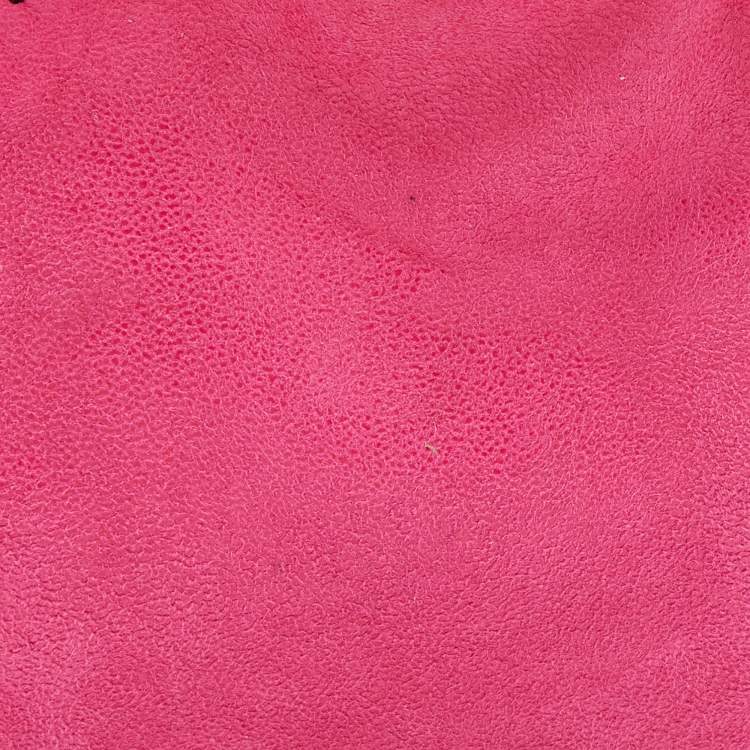 Pre Owned Stella McCartney Pink Faux Leather Mini Falabella Shoulder Bag