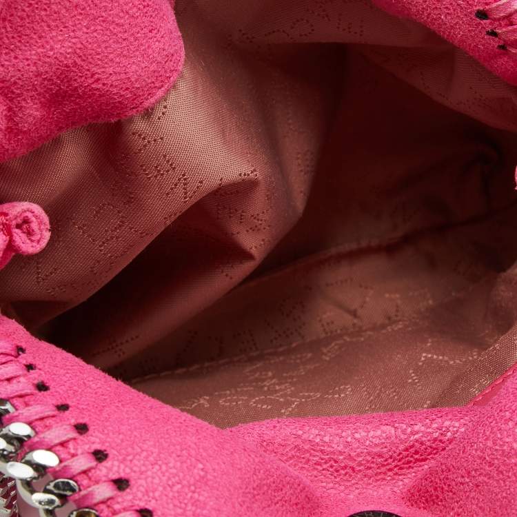 Pre Owned Stella McCartney Pink Faux Leather Mini Falabella Shoulder Bag