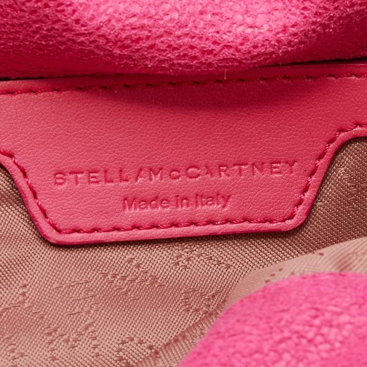 Pre Owned Stella McCartney Pink Faux Leather Mini Falabella Shoulder Bag