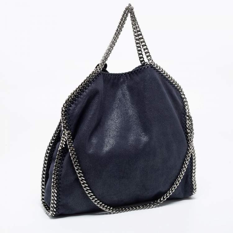 مملوكة مسبقًا Stella McCartney Blue Faux Leather Falabella Tote