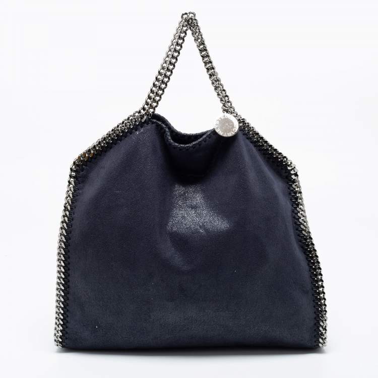 مملوكة مسبقًا Stella McCartney Blue Faux Leather Falabella Tote