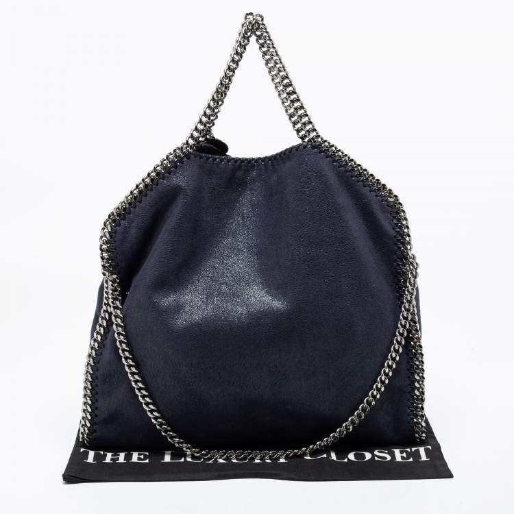 مملوكة مسبقًا Stella McCartney Blue Faux Leather Falabella Tote