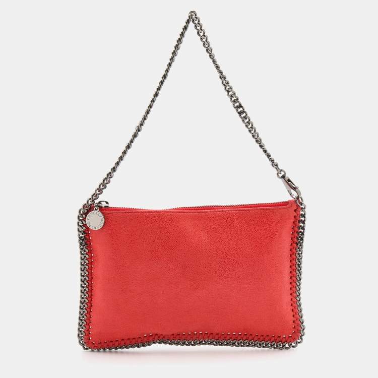 مملوكة مسبقًا Stella McCartney Orange Faux Leather Falabella Shoulder Bag